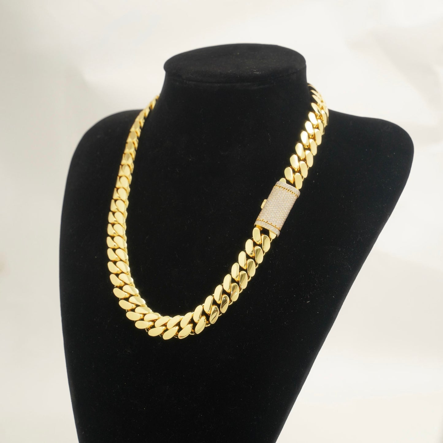 15mm Cuban link Bracelet and Necklace