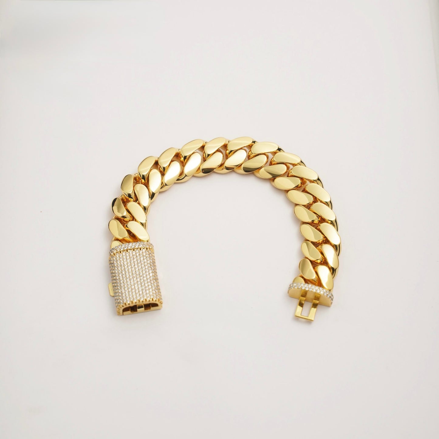 18mm Cuban link Bracelet and Necklace