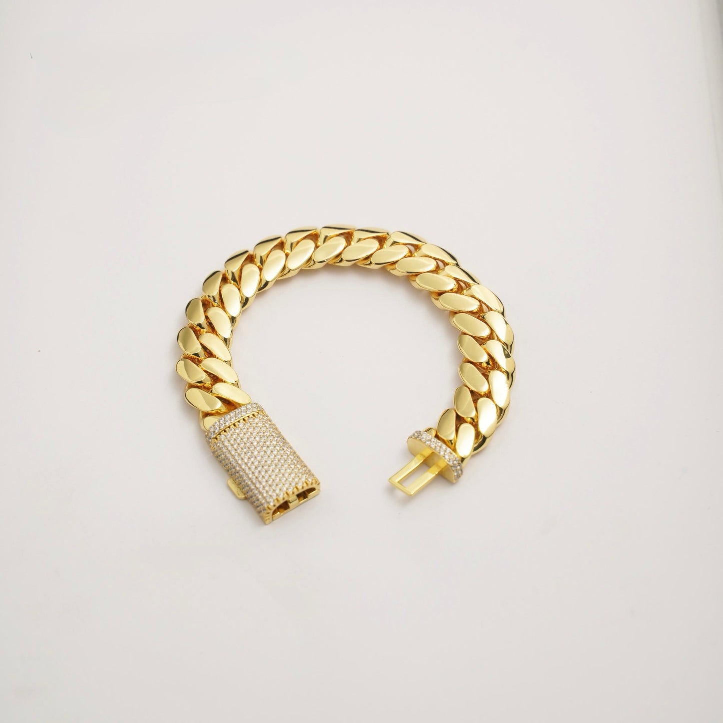15mm Cuban link Bracelet and Necklace