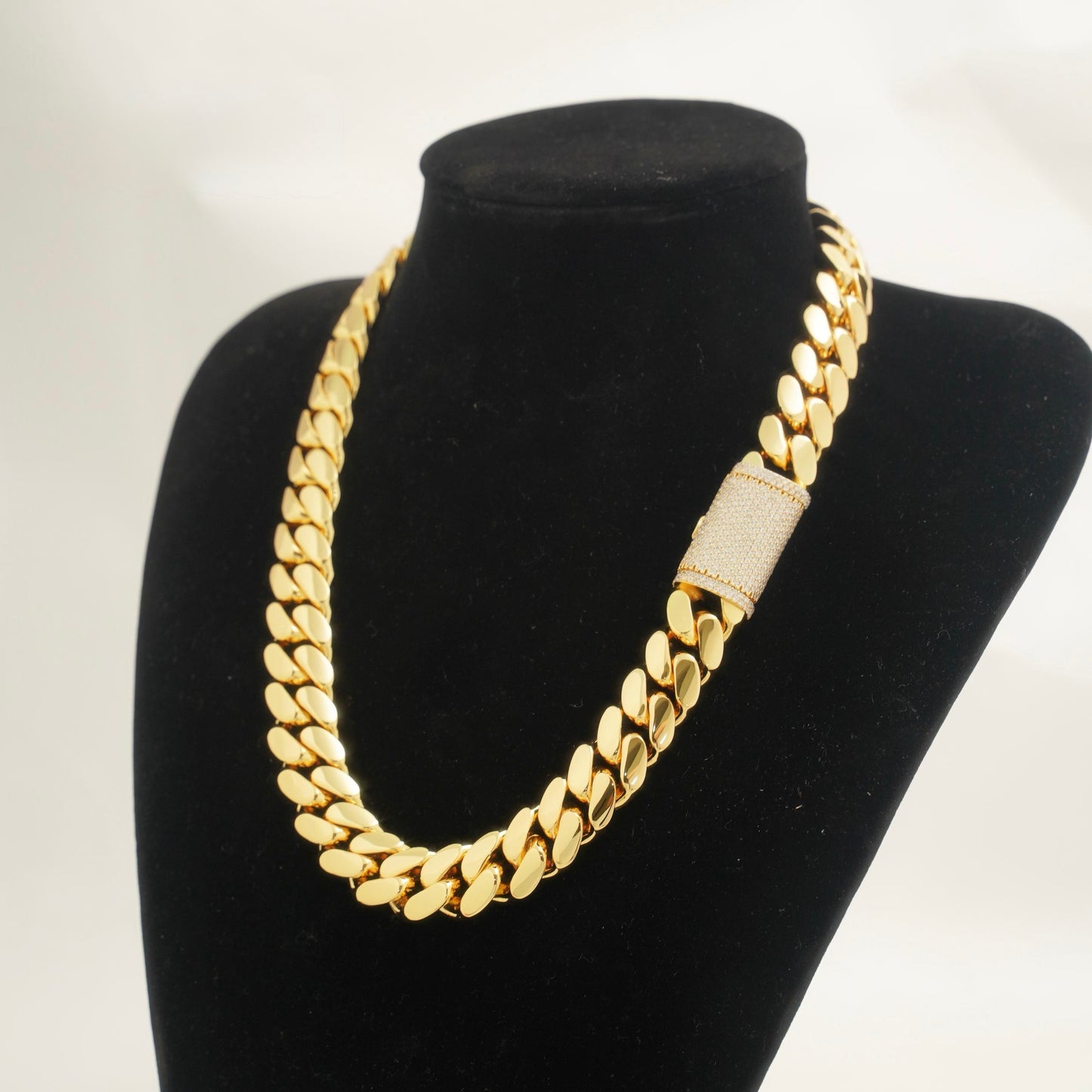 18mm Cuban link Bracelet and Necklace