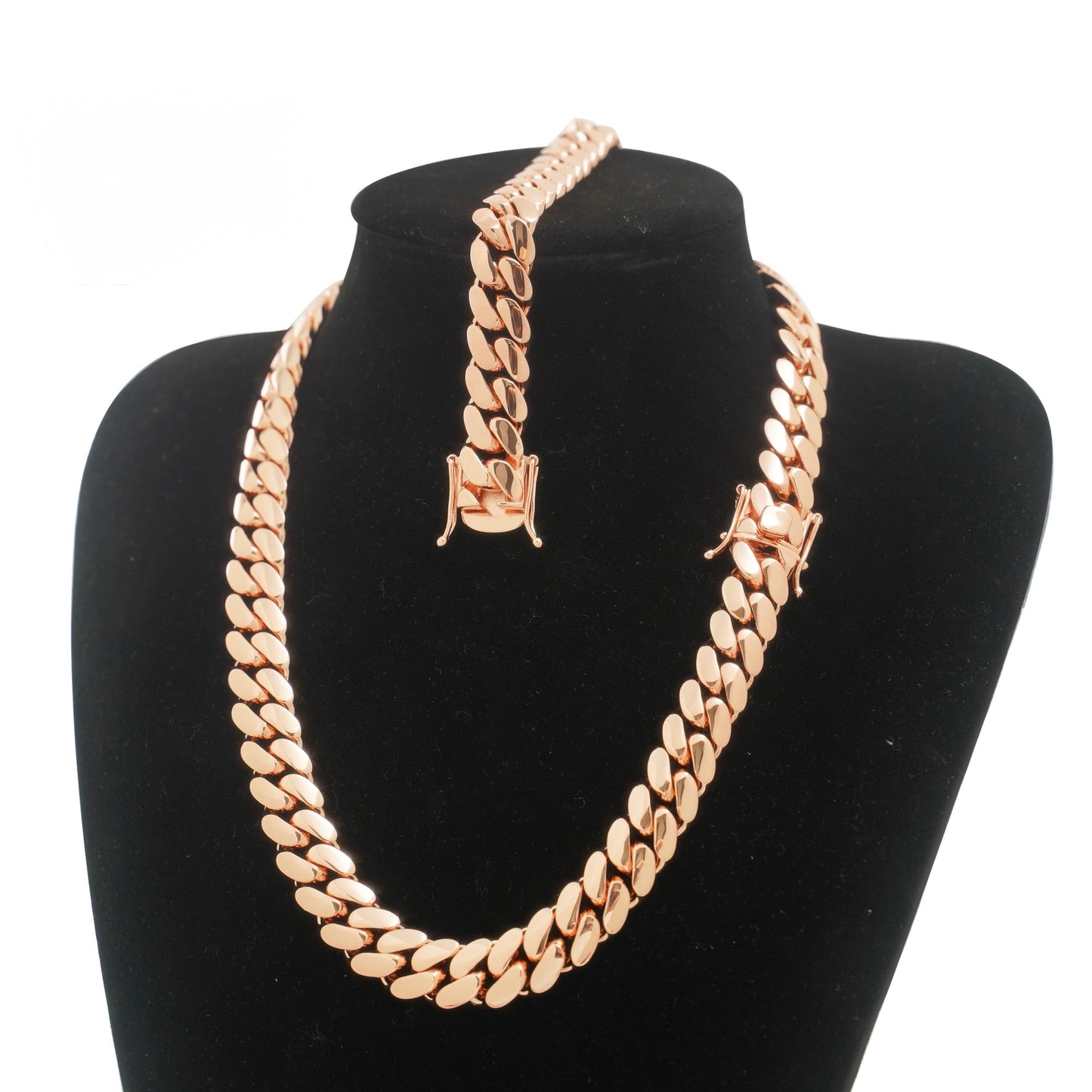 15mm Cuban link Bracelet or Necklace