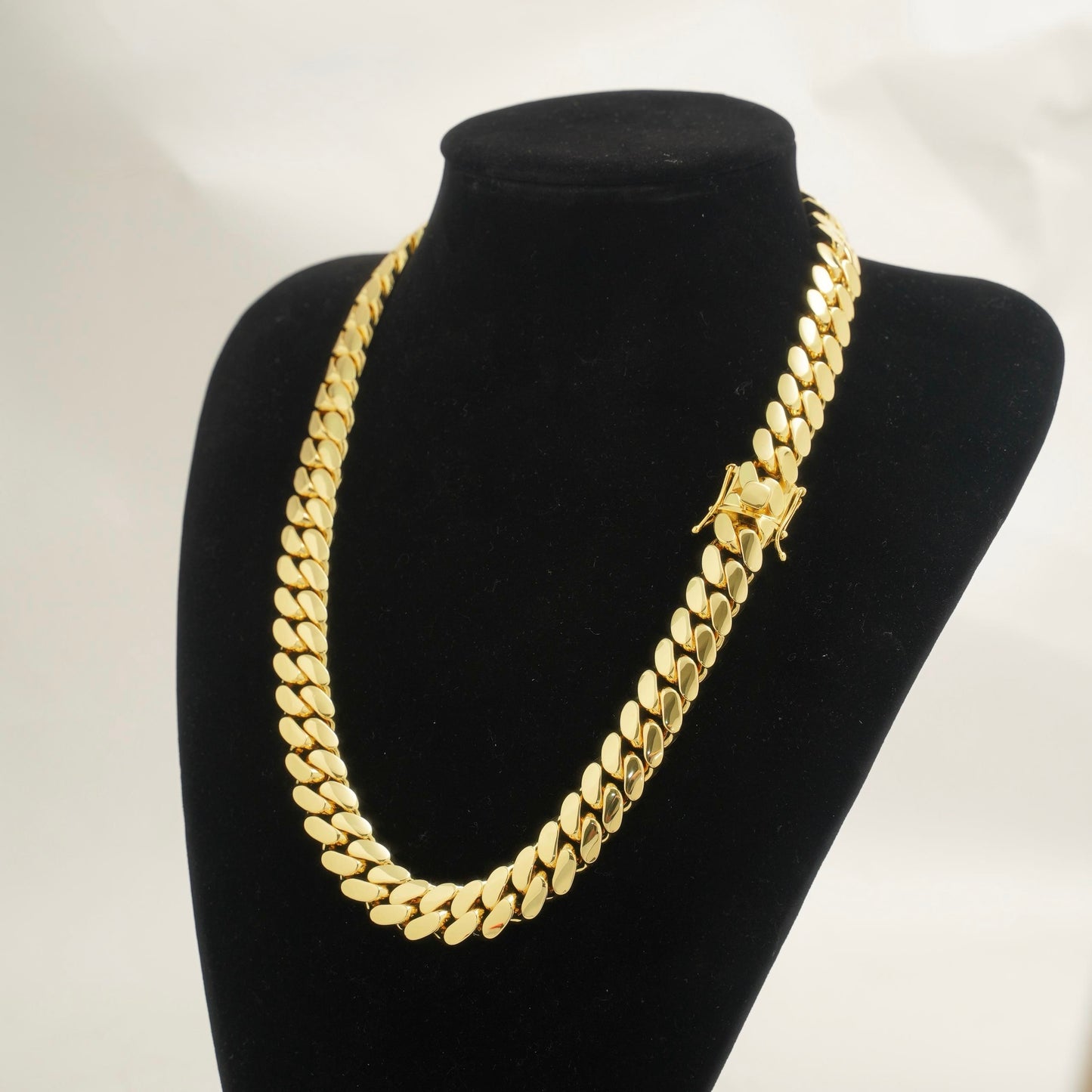15mm Cuban link Bracelet and Necklace