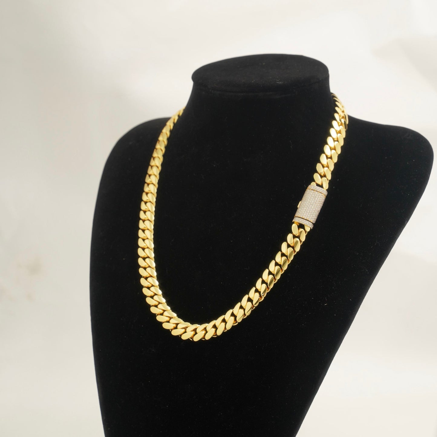 12mm Cuban link Bracelet and Necklace