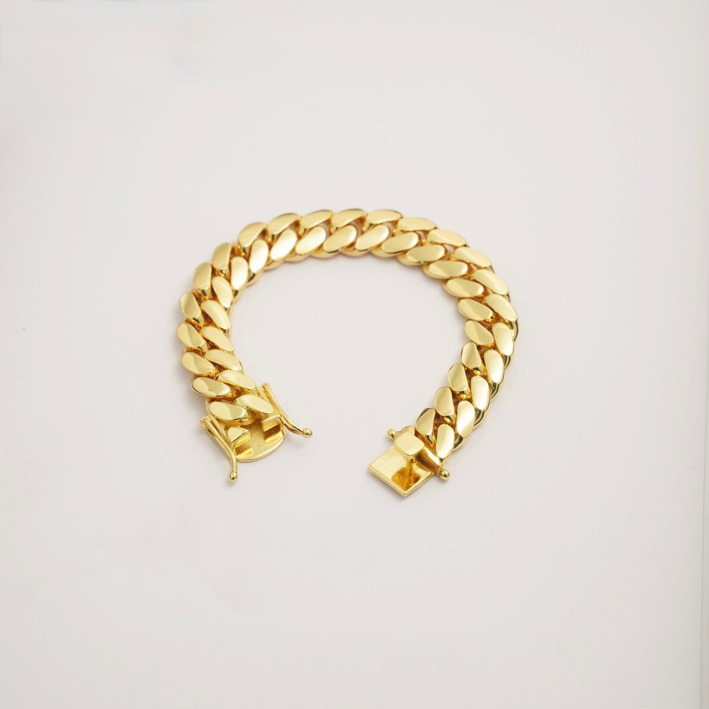 15mm Cuban link Bracelet and Necklace