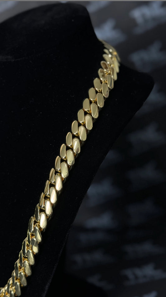 15mm Cuban link Bracelet and Necklace