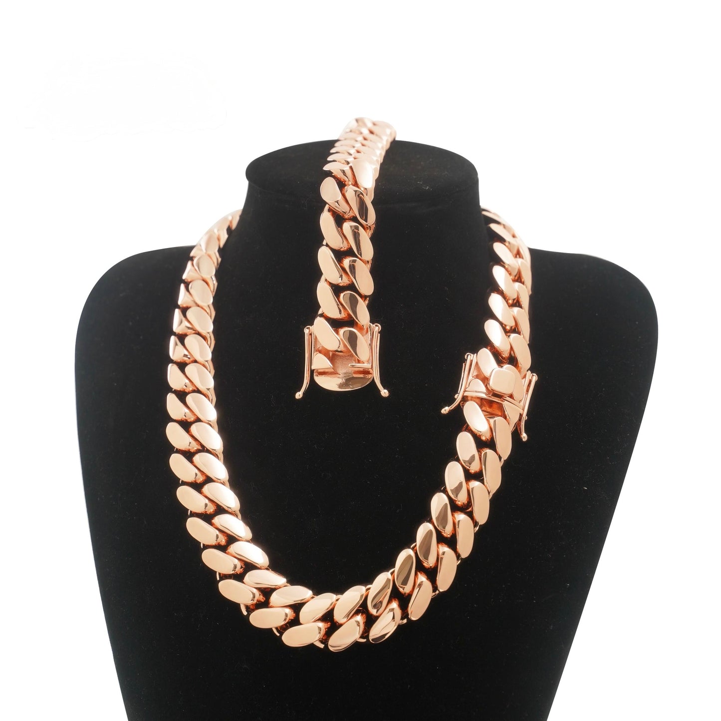 22mm Miami Cuban Link Bracelet or Necklace